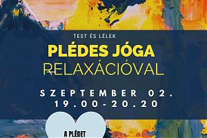 Szerda: jóga+pléd+lelki töltés - Különleges plédes jóga a Balatonnál