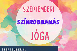Szombat: színes pólós jóga - Különleges jóga: színes pólóban a Balatonnál